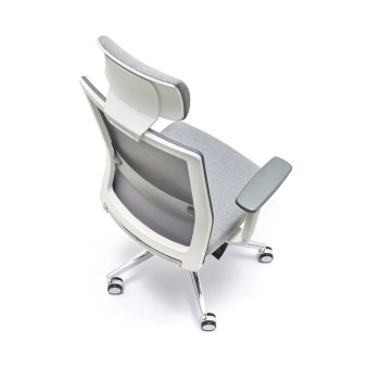 Silla ergonómica XXL Niza con cabezal para personas de hasta 120 kg. UNE 1335 | Laoficinaonline