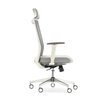 Silla ergonómica XXL Niza con cabezal para personas de hasta 120 kg. UNE 1335 | Laoficinaonline