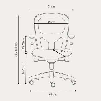 Silla ergonómica Boston para uso intensivo 24 horas | Laoficinaonline
