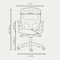 Silla ergonómica Boston para uso intensivo 24 horas | Laoficinaonline