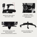 Silla ergonómica Boston para uso intensivo 24 horas | Laoficinaonline
