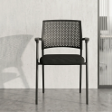 Silla Manila en negro o blanco, perfecta para espera y silla fija de oficina.