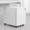 Cajonera archivador con ruedas atenas euromof blanca envio express