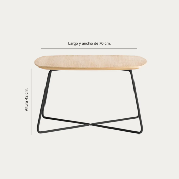 Mesa auxiliar Dunas XL para salas de espera y zonas lounge | Laoficinaonline