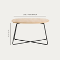 Mesa auxiliar Dunas XL para salas de espera y zonas lounge | Laoficinaonline