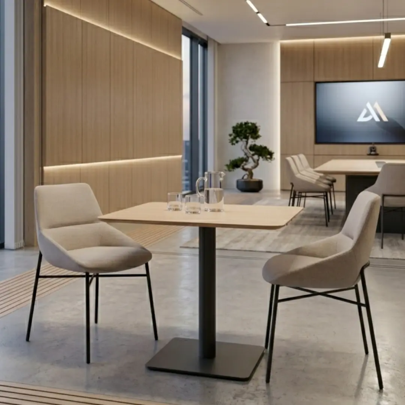 Mesa Flat cuadrada para oficina y contract | Laoficinaonline
