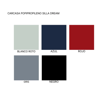 Silla fija Dream apilable para oficina y colectividades | Laoficinaonline