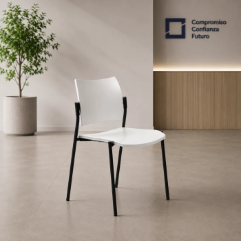 Silla fija para colectividades resistente para zonas de uso intensivo DREAM de Somomar
