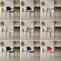Silla fija Dream apilable para oficina y colectividades | Laoficinaonline