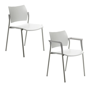 Silla fija Dream apilable para oficina y colectividades | Laoficinaonline