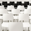 Silla fija Dream apilable para oficina y colectividades | Laoficinaonline
