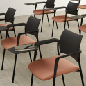 Silla fija Dream apilable para oficina y colectividades | Laoficinaonline