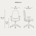 Silla Pop de Somomar operativa resistente y ergonómica | Laoficinaonline