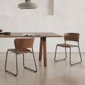 Silla Confidente ARC de Madera | Laoficinaonline