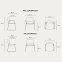 Silla Confidente ARC de Madera | Laoficinaonline
