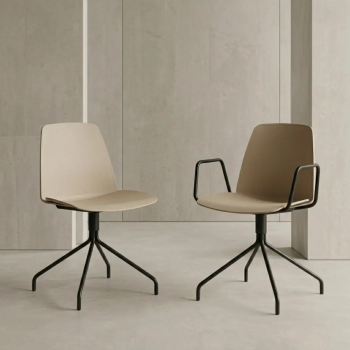 Silla Unnia Base Piramidal Giratoria de Inclass | Laoficinaonline