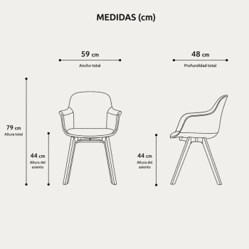 Silla fija Dream apilable para oficina y colectividades | Laoficinaonline