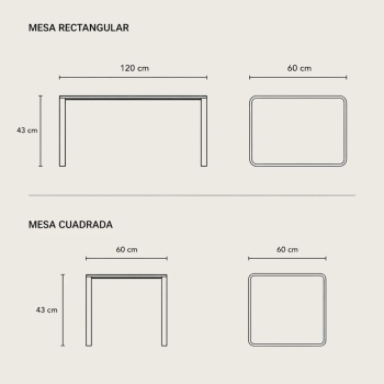 Mesa auxiliar MPL para salas de espera y recepciones | Laoficinaonline