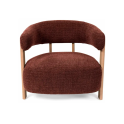 Butaca Minala de diseño con estructura de madera | Laoficinaonline