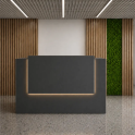 Mostrador de recepción Integral moderno para oficina | Laoficinaonline