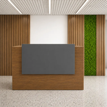 Mostrador de recepción Integral moderno para oficina | Laoficinaonline