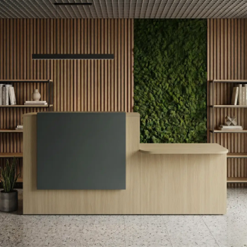 Mesa de atención personalizada para mostrador Integral | Laoficinaonline