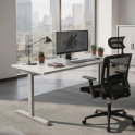 Mesa de oficina esquinera Euro 4000 con ala | Laoficinaonline