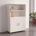 Armario medio con puertas bajas de oficina Euromof