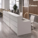 Mostrador de recepción EURO para oficina | Laoficinaonline