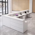 Mostrador de recepción EURO para oficina | Laoficinaonline
