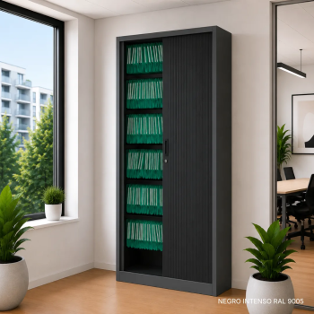Armario metálico puertas de persiana vertical almacenamiento de oficina de Gapsa