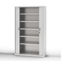 Armario metálico monoblock de persiana 181 cm | Laoficinaonline