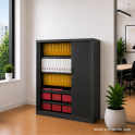 Armario metálico monoblock de persiana 160 cm | Laoficinaonline