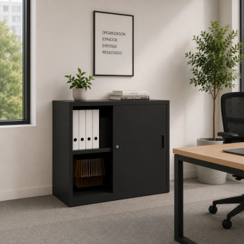 Armario oficina metálico con puertas correderas de More Squared