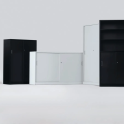 Armario metálico puertas correderas 106 cm | Laoficinaonline