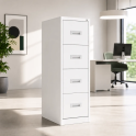 Mueble archivador 4 cajones de More Squared blanco