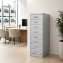 Archivador para fichas de 8 cajones dobles | Laoficinaonline