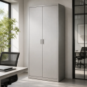 Armario metálico con puertas abatibles | 198x100 y 198x120 cm | Laoficinaonline
