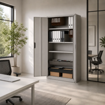 Armario metálico con puertas abatibles | 198x100 y 198x120 cm | Laoficinaonline