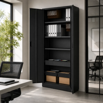 Armario metálico con puertas abatibles | 198x100 y 198x120 cm | Laoficinaonline