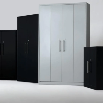 Armario metálico con puertas abatibles | 198x100 y 198x120 cm | Laoficinaonline
