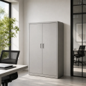 Armario metálico puertas abatibles 180x100x45 cm | Laoficinaonline
