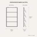 Expositor de pared Flap para revistas y catálogos | Laoficinaonline