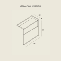 Panel decorativo para mostrador Basic | Laoficinaonline