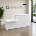 Mesa de atención personalizada Basic para recepción | Laoficinaonlinene