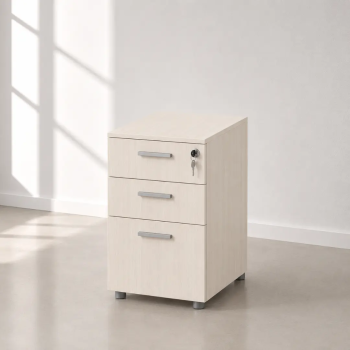 Cajonera fija de 2 cajones y archivo para oficina | Laoficinaonline