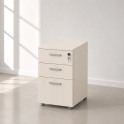 Cajonera fija de 2 cajones y archivo para oficina | Laoficinaonline