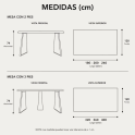 Mesa de reuniones rectangular Piramid | Laoficinaonline