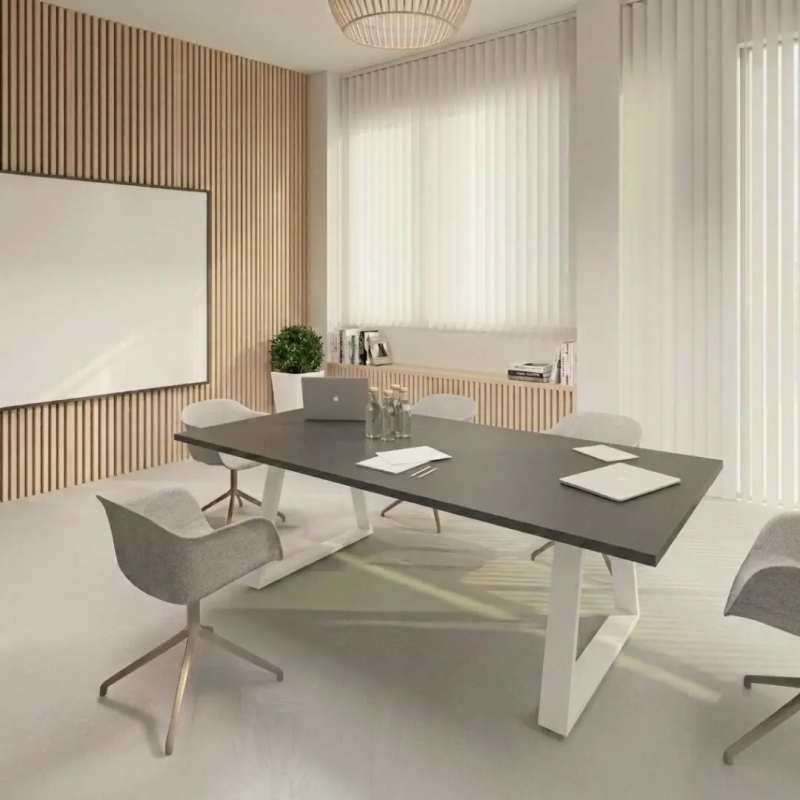 Mesa de reuniones rectangular Piramid | Laoficinaonline