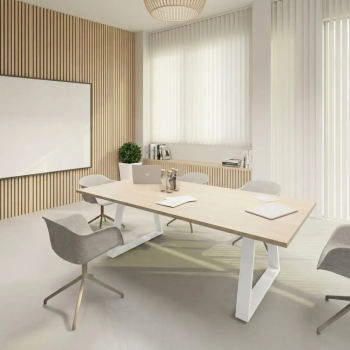 Mesa de reuniones rectangular Piramid | Laoficinaonline